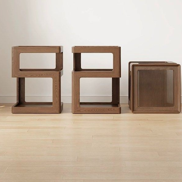 IVANA Modern Solid Wood Side Table