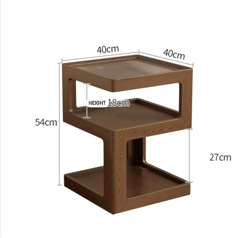 IVANA Modern Solid Wood Side Table