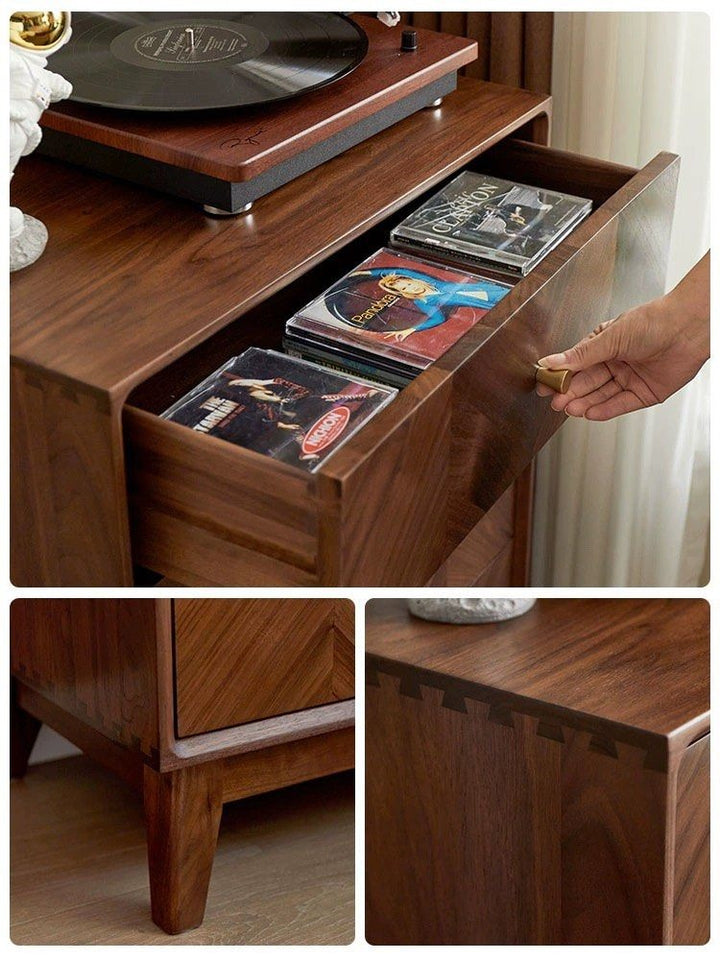 FELIXINA Walnut Wood Chest Of Drawers