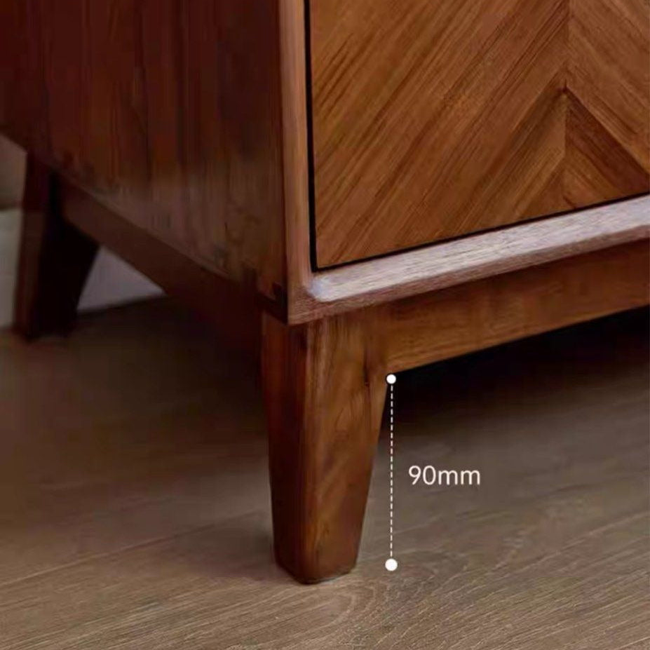 FELIXINA Walnut Wood Chest Of Drawers