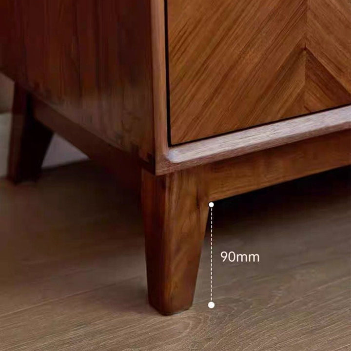 FELIXINA Walnut Wood Chest Of Drawers