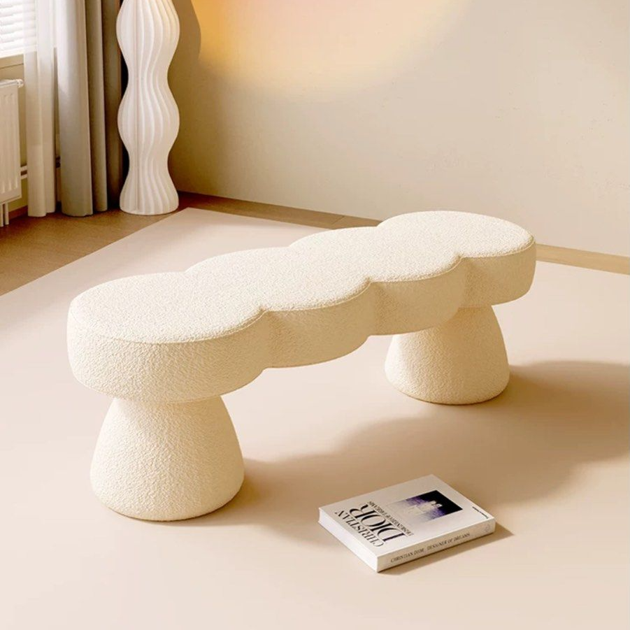 SELWYN Modern Boucle Bench