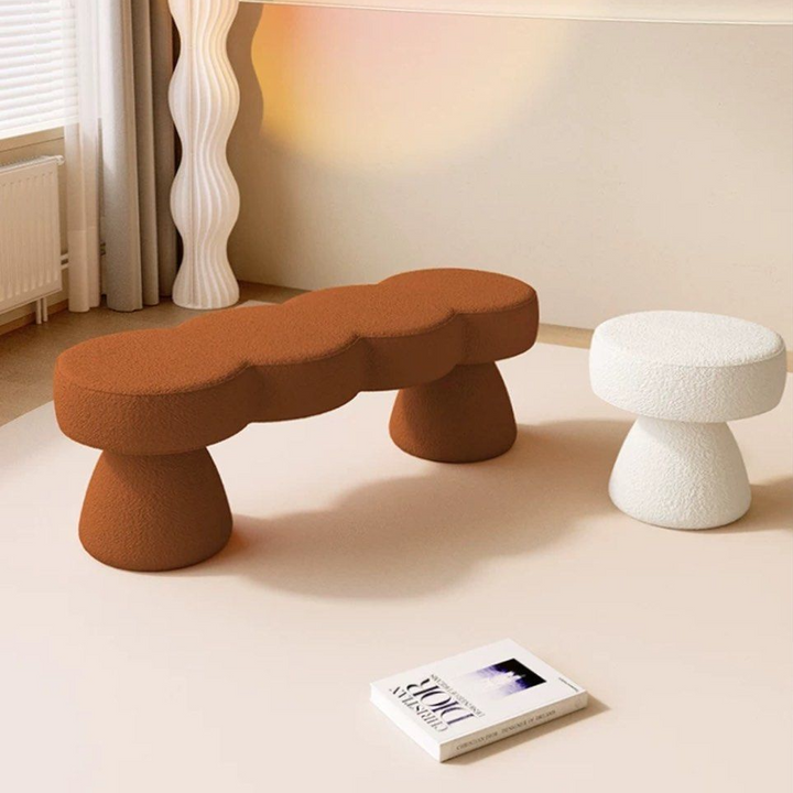 SELWYN Modern Boucle Bench