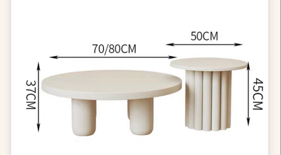 SEBASTIAN Modern Nesting Coffee Tables