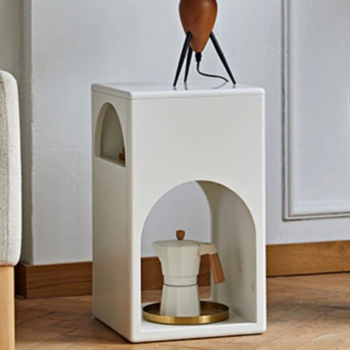 HWAN Minimalist Square Nightstand