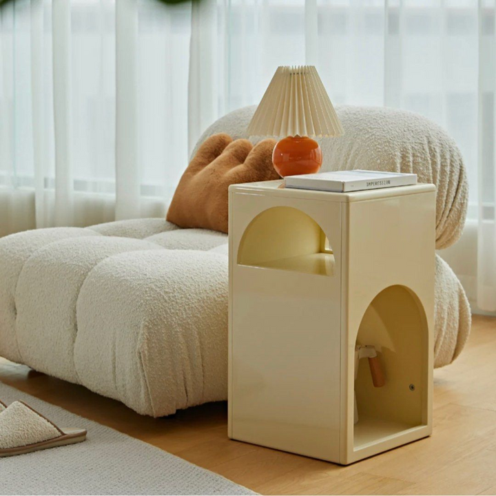 HWAN Minimalist Square Nightstand