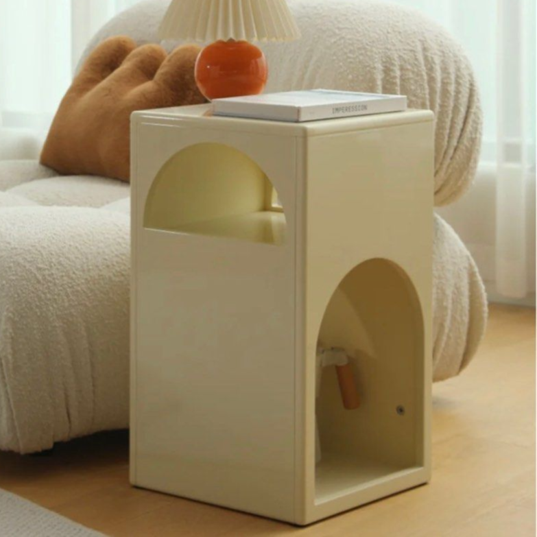 HWAN Minimalist Square Nightstand