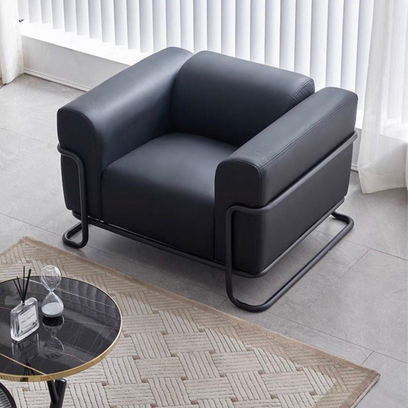 LENOVIA Modern Leather Sofa