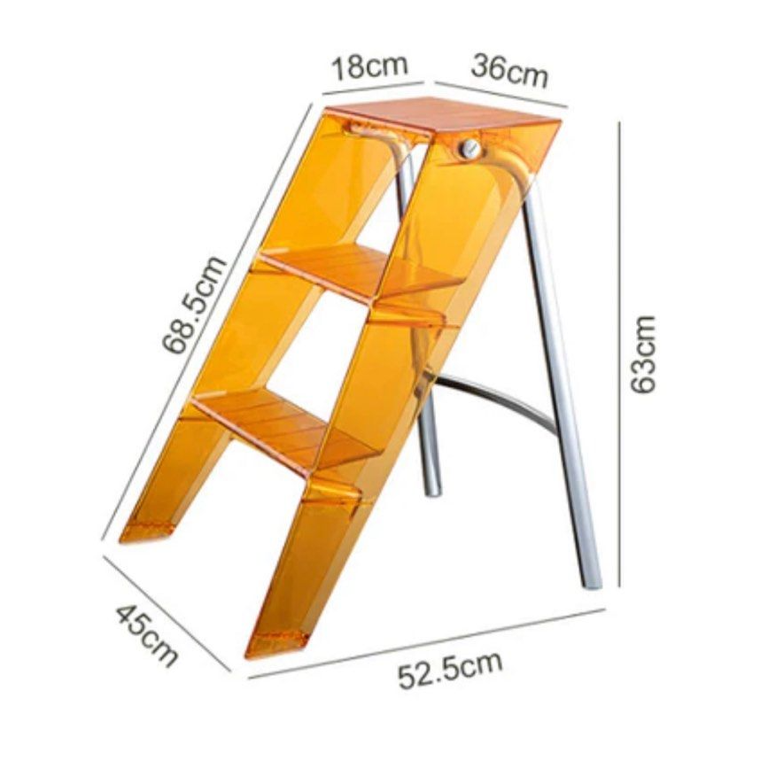 VASILEV Acrylic Ladder Side Table