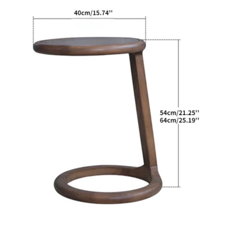BARNES Solid Wood Side Table