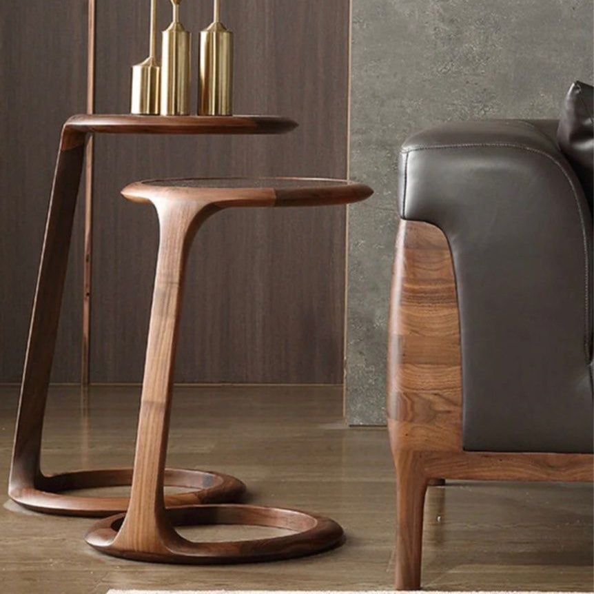 BARNES Solid Wood Side Table