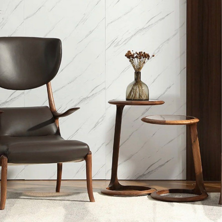 BARNES Solid Wood Side Table