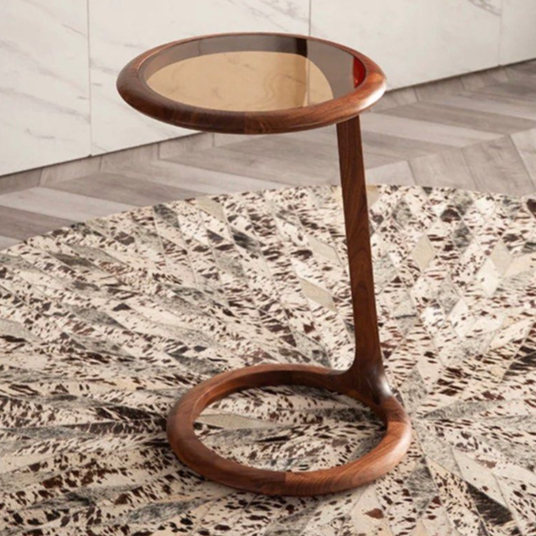 BARNES Solid Wood Side Table