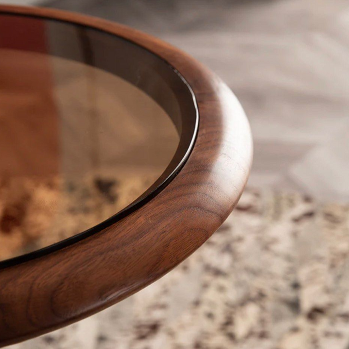 BARNES Solid Wood Side Table
