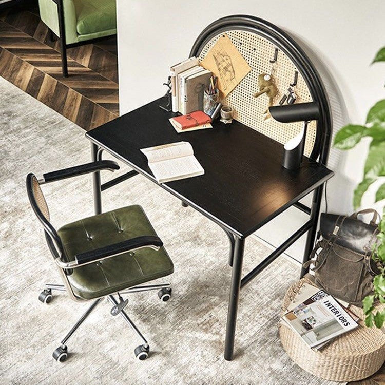 WALTON Japandi Rattan Study Desk