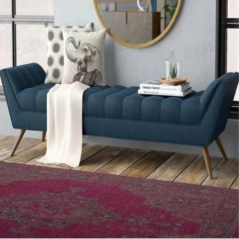 RENAUD Victorian Fabric Bench