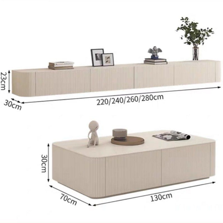 JERENE Modern Floating TV Console