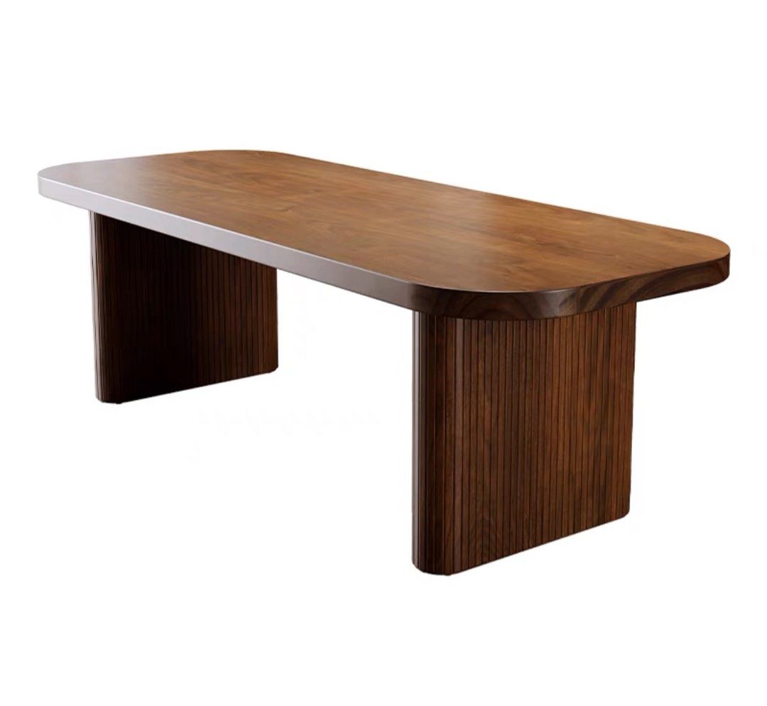 LOVON Rustic Solid Wood Dining Table