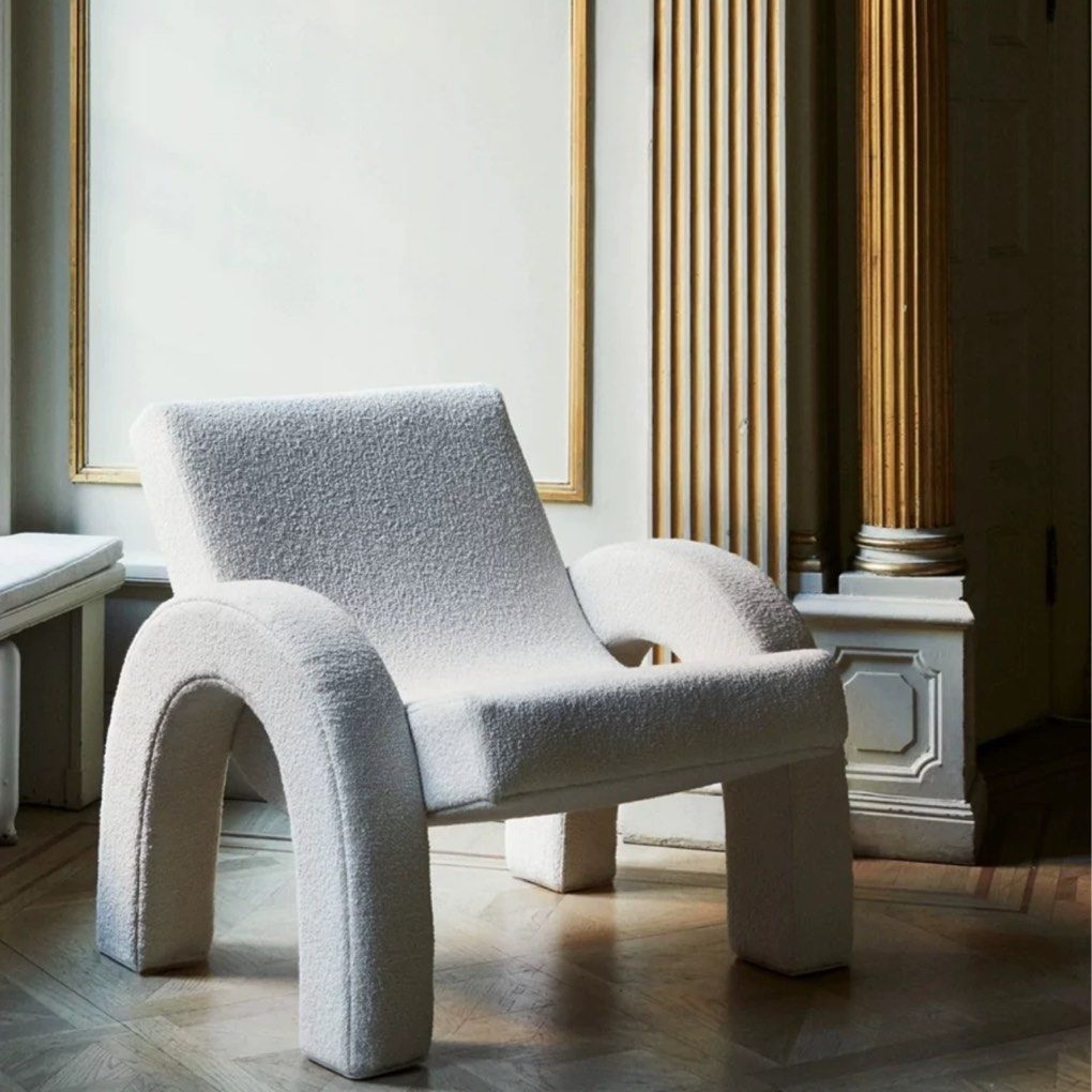 PIPER Modern Boucle Lounge Chair