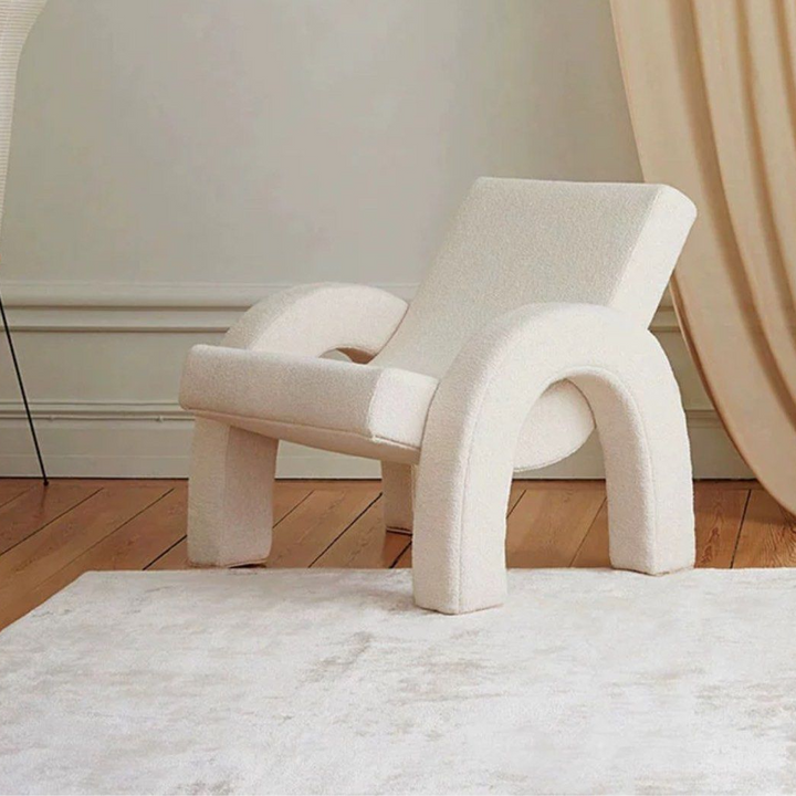 PIPER Modern Boucle Lounge Chair
