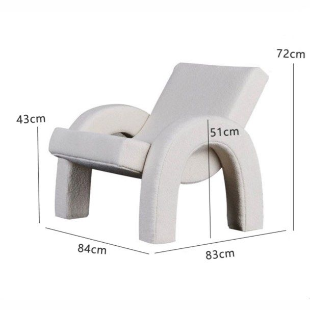 PIPER Modern Boucle Lounge Chair