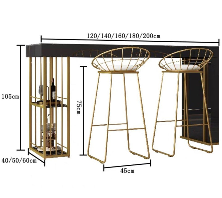 ORION Modern Bar Table & Stools