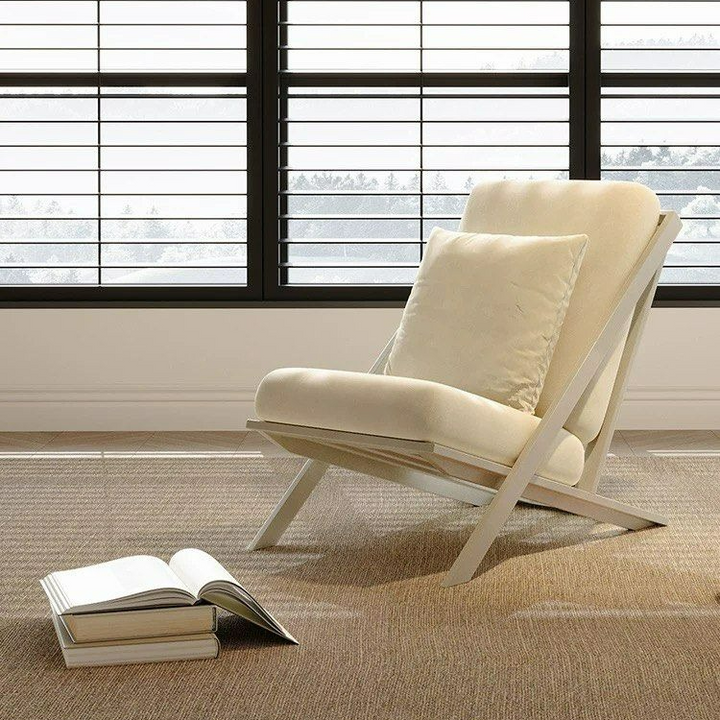 JESSE Scandinavian Velvet Lounge Chair