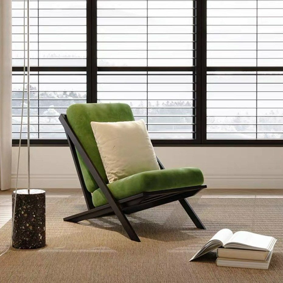 JESSE Scandinavian Velvet Lounge Chair
