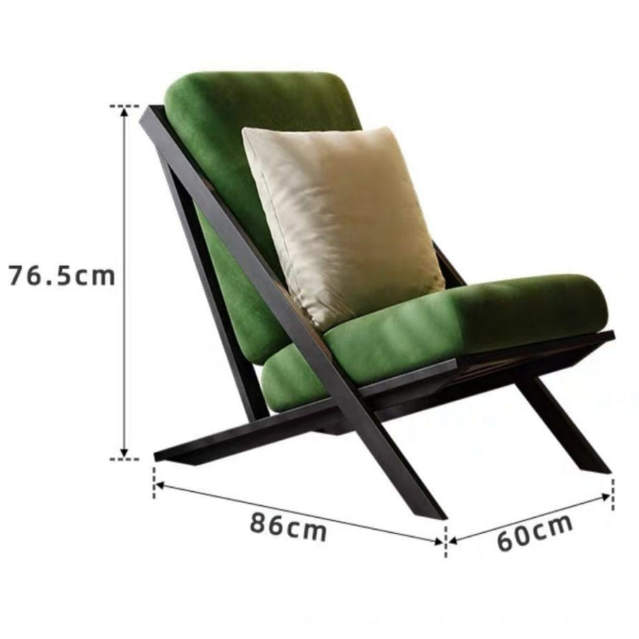 JESSE Scandinavian Velvet Lounge Chair