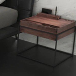 KUBIK Solid Wood End Table