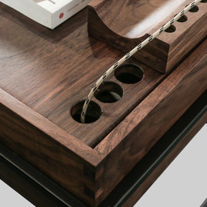 KUBIK Solid Wood End Table