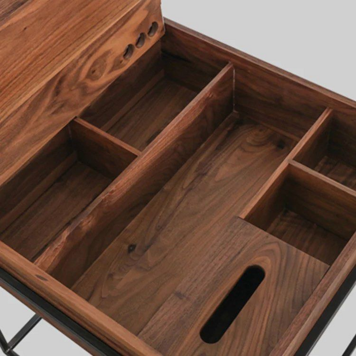 KUBIK Solid Wood End Table