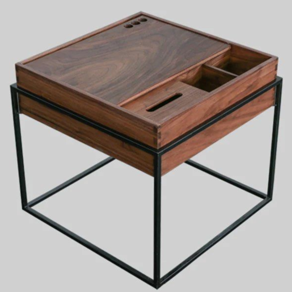 KUBIK Solid Wood End Table