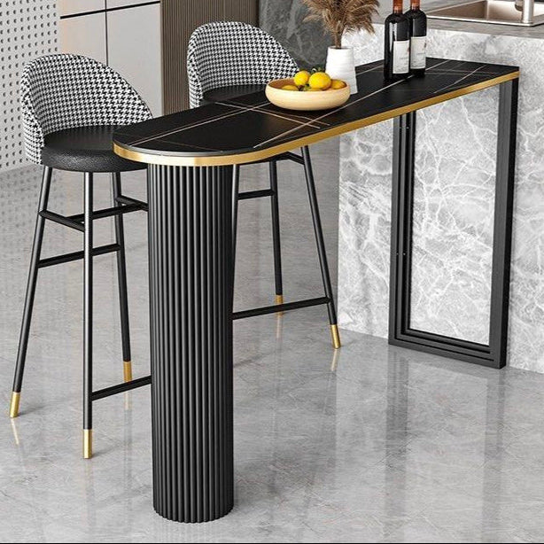 VANCE Modern Sintered Stone Bar Table
