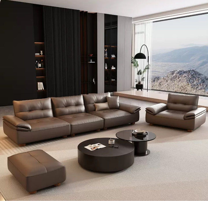 VALIERRO Modern Leather Sofa