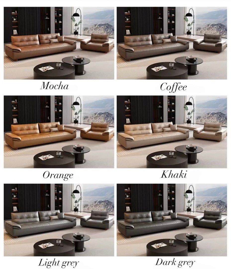 VALIERRO Modern Leather Sofa