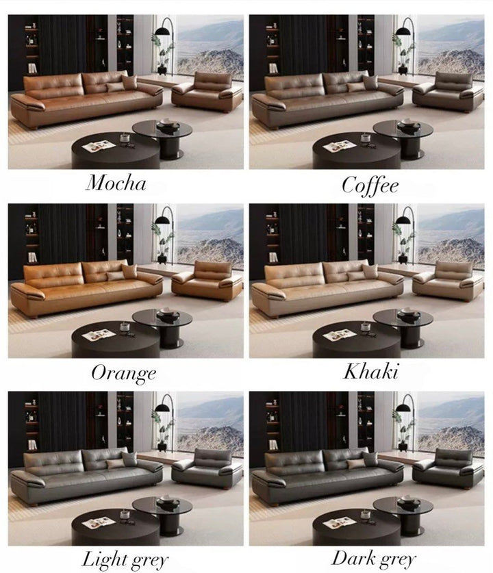 VALIERRO Modern Leather Sofa
