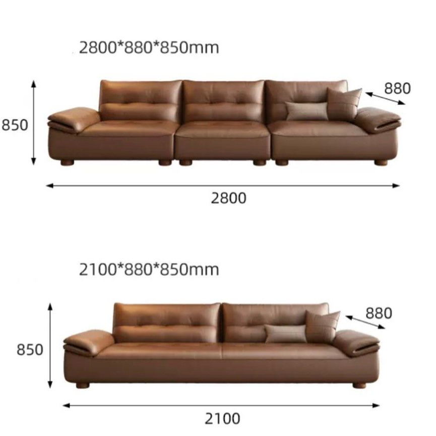 VALIERRO Modern Leather Sofa