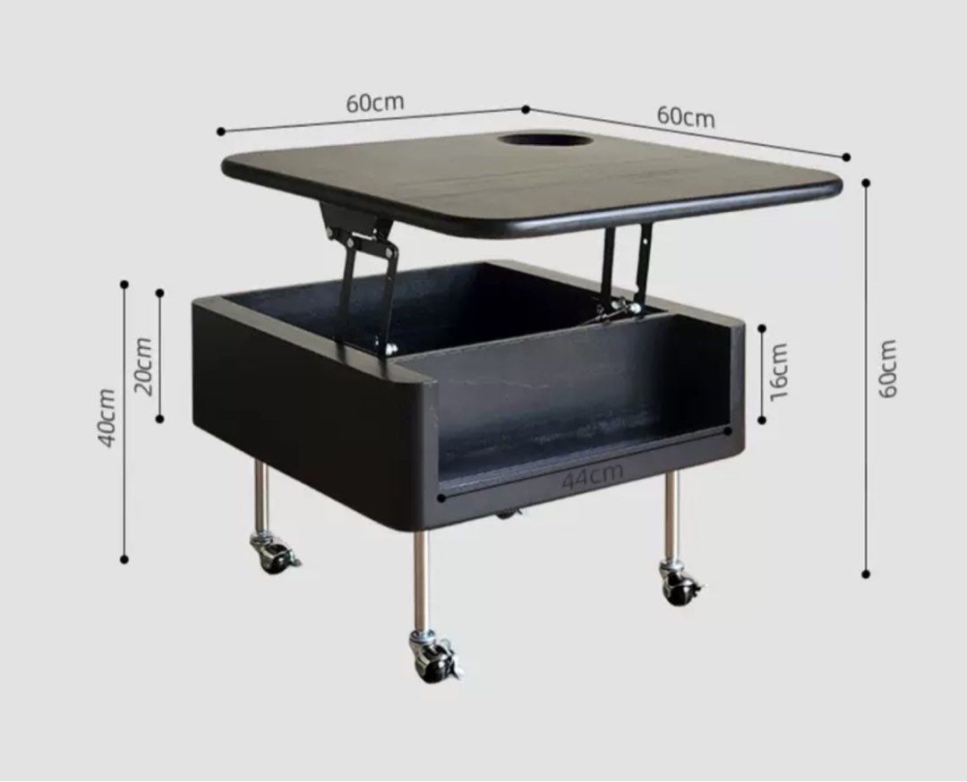 CARSON Modern Hydraulic Coffee Table