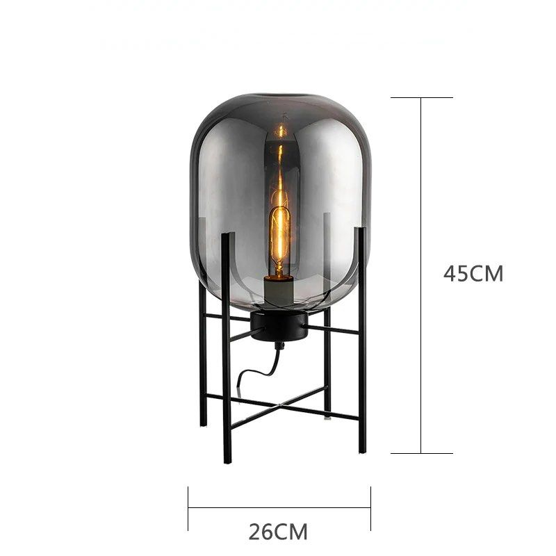 TATE Glass Floor/Table Lamp