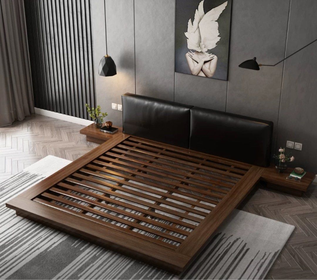 TAVIKA Japandi Platform Bedframe