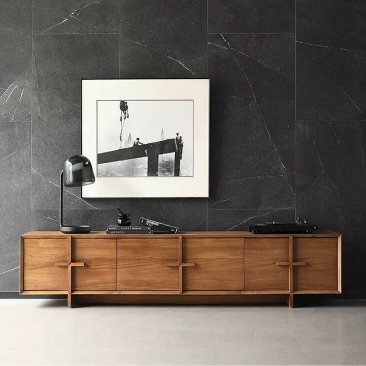 NOMI Japandi Solid Wood TV Console