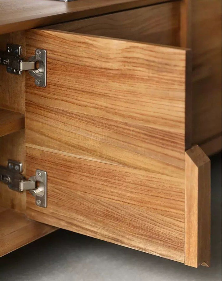 NOMI Japandi Solid Wood TV Console