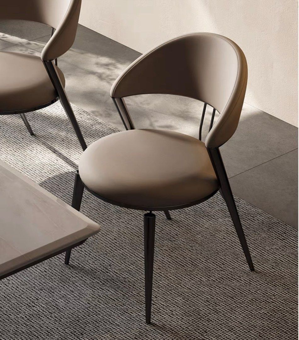 DJARIN Leather Luxury Dining Chair
