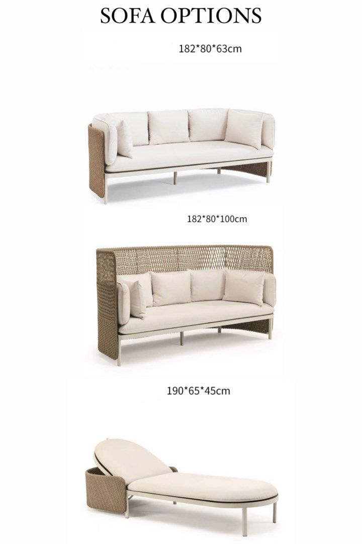 RAYLEN Modern Outdoor Sofa
