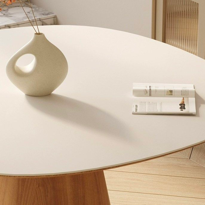 PAIGE Japandi Sintered Stone Square Dining Table