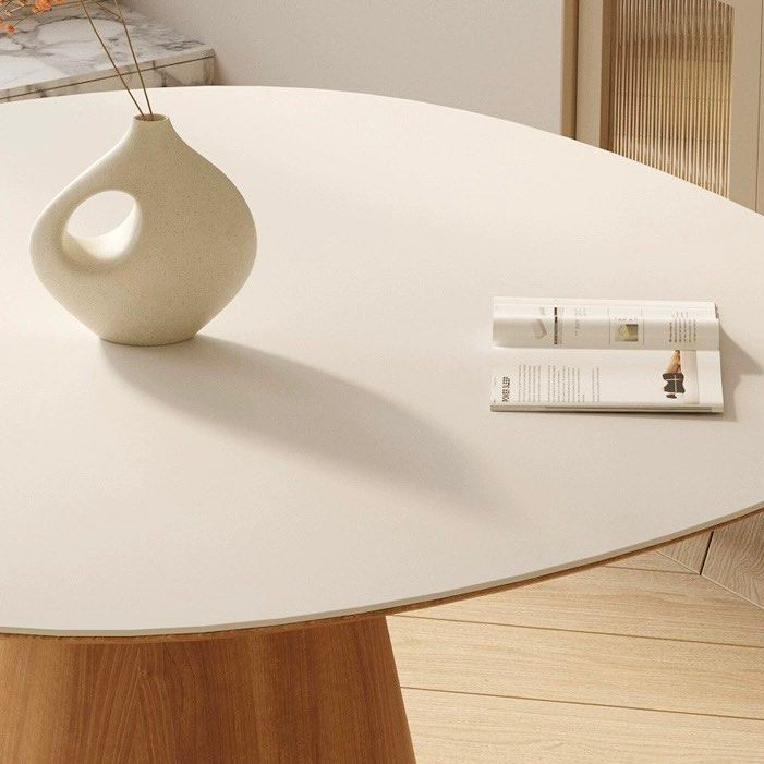 PAIGE Japandi Sintered Stone Square Dining Table