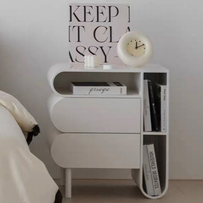 TOMI Modern Side Table With Drawers