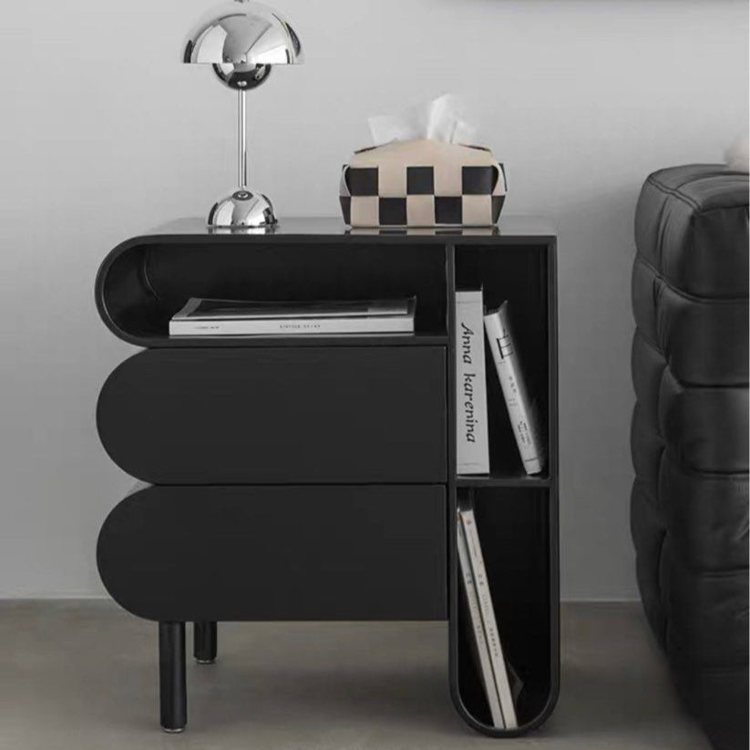TOMI Modern Side Table With Drawers