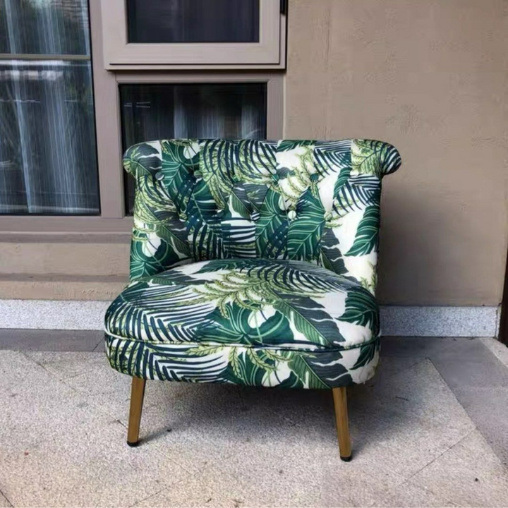 JASPER Eclectic Fabric Lounge Chair